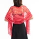 thumbnail image 1 of Sonducket Bufanda para mujer, bufandas, chales con borlas de flores, elegante capa nupcial para dama de honor, capa de boda, chal Vintage Ropa, zapatos y accesorios Miscelánea Melon rojo, 1 of 6