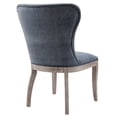 thumbnail image 5 of New Pacific Direct Dorsey Faux Leather Chair in Gray/Charcoal (Set of 2), 5 of 8
