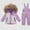 Purple, variant on WAVSUF Girls Ski Snow Sets 2 Piece Insulated Hooded Ski Puffer and Snow Pants Overall Winter Waterproof Windproof Snow Suit Blue 7-8