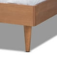 thumbnail image 2 of Baxton Studio Rina Mid-Century Modern Ash Wanut Finished King Size Wood Bed Frame, 2 of 7