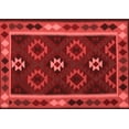 thumbnail image 1 of Ahgly Company Machine Washable Indoor Rectangle Oriental Red Traditional Area Rugs, 3' x 5', 1 of 4