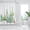 Cactus-7, variant on Cactus Shower Curtain, Succulent Shower Curtain Set, Tropical Watercolor Plant Shower Curtains for Bathroom, Waterproof Fabric with 12 Hooks, 72 x 72 Inches