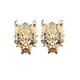 thumbnail image 1 of 1 par de broches de cabeza de Animal para hombres y mujeres, decoración de alfiler de aleación, abrigo, traje, camisas, joyería Unisex, Ropa, zapatos y accesorios Miscelánea Oro sin Cadena Guardurnaity AP012282-01, 1 of 6