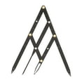 thumbnail image 1 of 1pc Sliding Three-point Stainless Steel Eyebrow Ruler Golden Ratio Ruler, 1 of 9