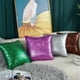 thumbnail image 3 of Funda de almohada con degradado de color sólido y lentejuelas para Año Nuevo, Navidad, sofá, funda de almohada para la oficina, cintura trasera, 3 of 5
