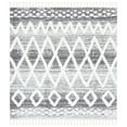 thumbnail image 6 of SAFAVIEH Moroccan Tassel Nevaeh Diamond Shag Area Rug, Grey/Ivory, 4' x 6', 6 of 10