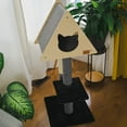 thumbnail image 2 of Tipi Hideout - Arbre à chat de luxe à 2 niveaux (blanc), 2 of 2