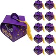 thumbnail image 4 of Dusknt New Arrivals! [2025 Graduation Season] Hat Candy Box | Creative Bronzing Doctor Hat Box | Graduation Back | Souvenir | Customized Greeting Card + Rafite, 4 of 4