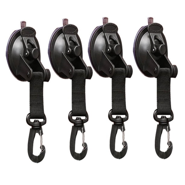 Estante para ropa de pared con ventosa para tienda de campaña, colgador múltiple para ropa, colgador para el hogar, resistente, 4 Uds.