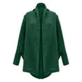 thumbnail image 1 of Wyzesi Blazer pour Femmes Rouge Filles Manches Longues Châle Veston Formel Ouvert Poche Intérieure pour Femmes Blazer pour Femmes pour le Travail Décontracté Court, 1 of 5