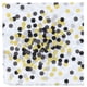 thumbnail image 1 of 20 servilletas de papel con estampado de estrellas y lunares, ideales para fiestas, bodas y cumpleaños (lunares negros)., 1 of 7