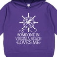 thumbnail image 3 of Inktastic Someone in Virginia Beach Loves Me Toddler Hoodie, 3 of 4