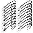 thumbnail image 3 of 50 Uds cordón ajustable negro a prueba de viento sombrero antipérdida soporte para oreja collar de cuerda de nailon, 3 of 8