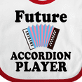 thumbnail image 4 of Inktastic Future Accordion Player Childs Boys or Girls Baby Bib, 4 of 4