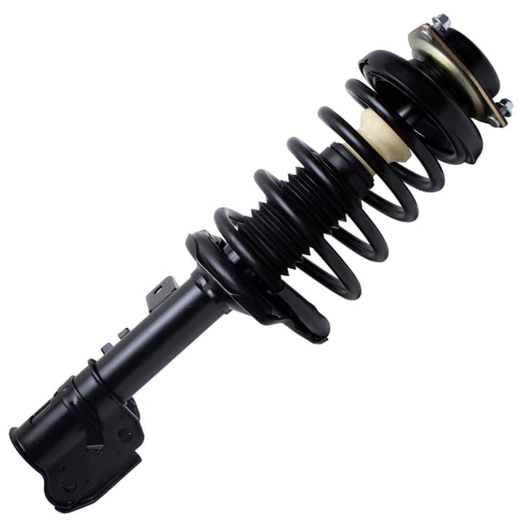 Detroit Axle - Front Left Strut for 97-99 Nissan Pathfinder Infiniti Qx4, Driver Side Strut with Coil Spring Assembly 1997 1998 1999 Replacement