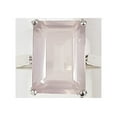 thumbnail image 6 of Natural Rose Quartz Ring in 925 Sterling Silver, Statement Ring, 6 of 6