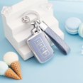 thumbnail image 3 of Key Fob Cover Compatible with Toyota Highlander Avalon Camry Corolla RAV4 2012-2019 4 Button Keychain Case Holder Protector,Blue, 3 of 7