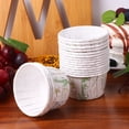 thumbnail image 4 of EeaseMX 50 moldes de papel para pasteles de cocina, envoltorios para cupcakes, herramientas para decorar pasteles, cajas para muffins, tazas para hornear en fiestas (blanco), 4 of 7