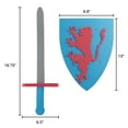 Foam Sword for Kids, Foam Sword and Shield Armor Pretend Playset by Hey