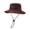 Red, variant on Womens Drawstring Wide Brim Bucket Hat for Spring Mountain Trek with Secure Chin Strap for Campsite Rest Lakeside Fishing Packable UV Block Outdoor Headwear Gray