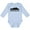 AE-Light Blue, variant on Inktastic Minneapolis Minnesota City Skyline Boys or Girls Long Sleeve Baby Bodysuit