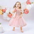thumbnail image 4 of Delliss Dress for Girls Straps Sleeveless Tulle Tutu Dress 6M-3Y Princess Flower Wedding Bridesmaid Birthday Party Pageant Dress, 4 of 9