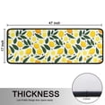thumbnail image 5 of Kitchen Rugs Sets Of 2,Yellow Lemon Fruits GreenLeaves Pattern Anti Fatigue Kitchen Mat Rugs Non Slip Washable,Decorative Kitchen Floor Mats for Kitchen,Sink,Laundry,17"x47"+17"x47", 5 of 5
