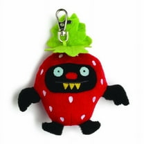Ugly Dolls Fruities 4" Plush Clip-On: Ninja Batty Strawberry