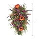 thumbnail image 3 of Primavera verano puerta principal girasol floral lágrima corona artificial floral para hogar boda cabaña buzón, 3 of 6