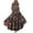 Black, variant on Hyknon Summer Dresses for Women 2024 Fashion Floral Printed Short Sleeve Round Neck Beach Dresses Temperament Loose Plus Size Flowy Maxi Dresses