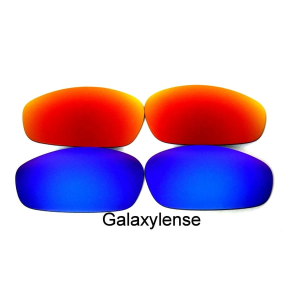 Galaxy Replacement Lenses for Oakley Costa Del Mar Brine Red & Blue Color 100% UVAB
