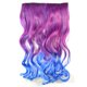 thumbnail image 1 of Peluca con clip, extensión de cabello femenino, degradado de color, cinco clips, cabello largo y rizado., 1 of 1