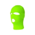 thumbnail image 1 of TopHeadwear's 3 Hole Face Ski Mask, Neon Green, 1 of 1