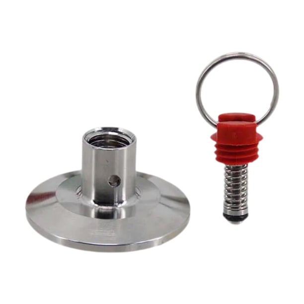 Tapa de extremo de triple abrazadera de 1,5 pulgadas, resistente, profesional, compacta, accesorio para preparar cerveza 35 psi