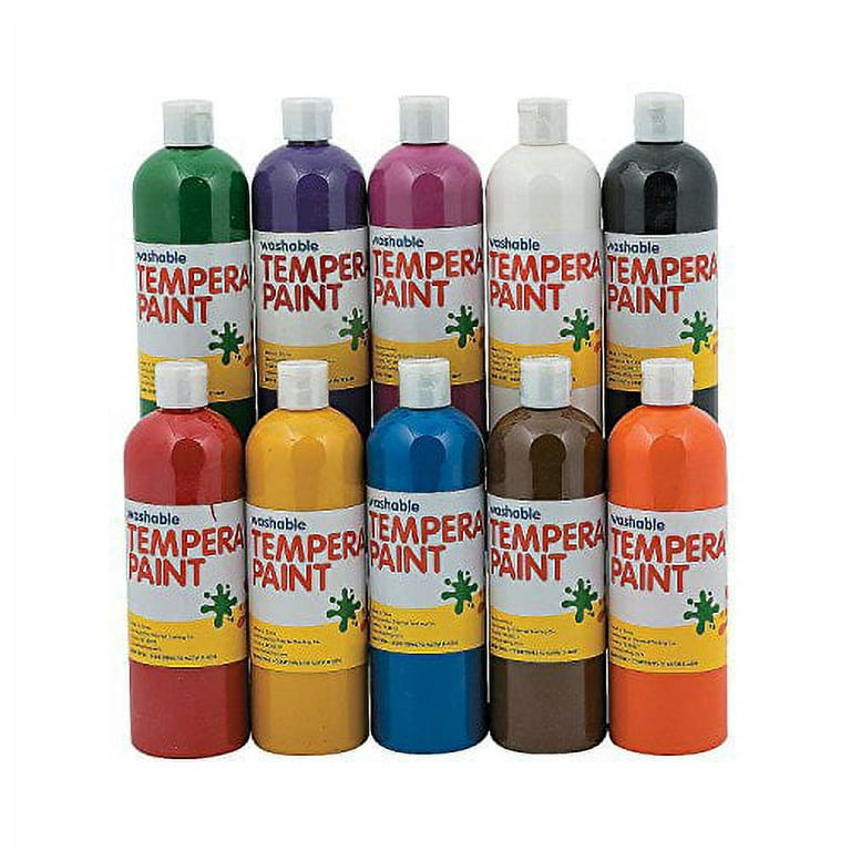 Washable Tempera Paint, One Gallon Jugs, Pastel Colors, Made in
