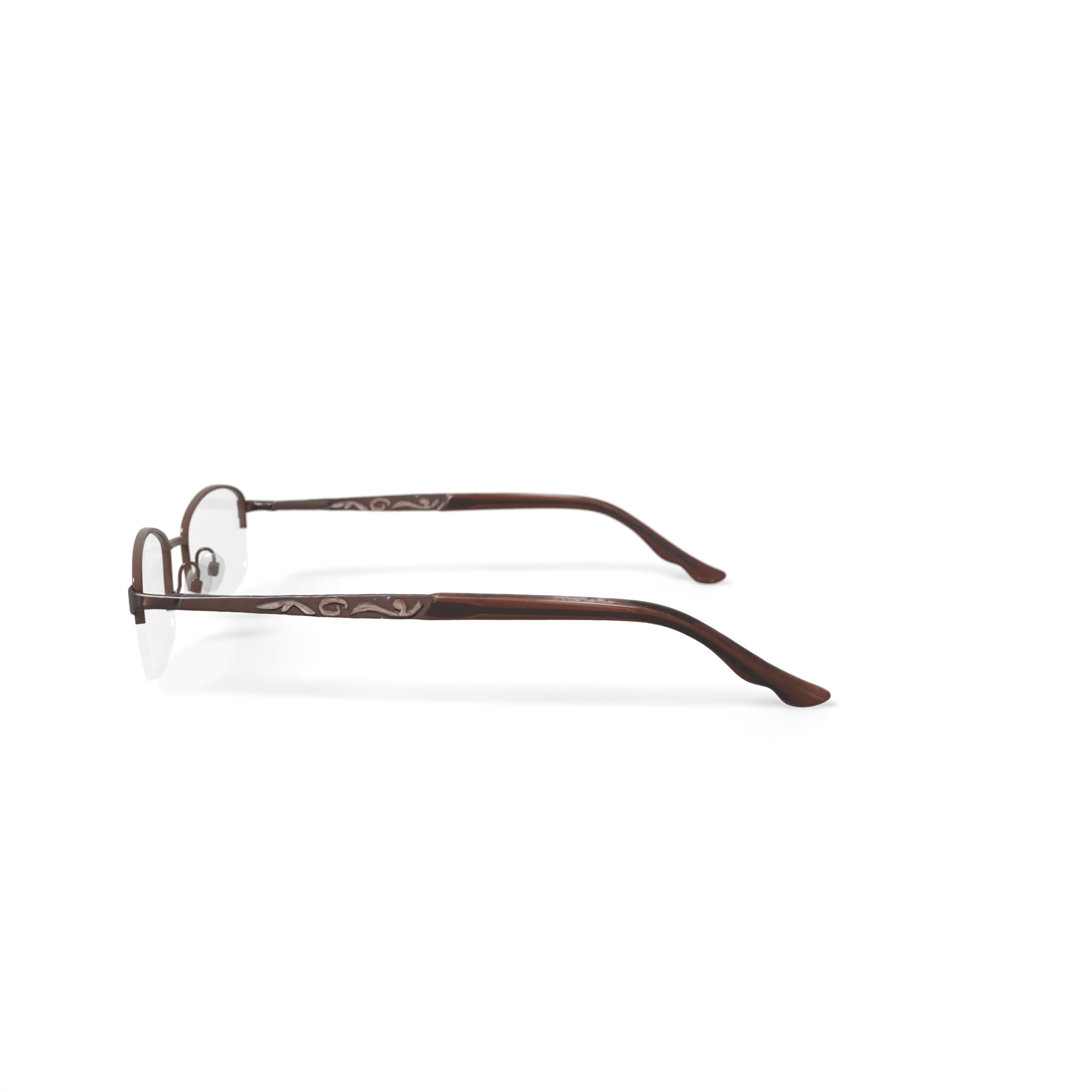 Oscar Women's OSL707 Oval Prescription Eyeglasses with Case, Brown