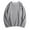Gray, variant on Admvng Sweatshirts for Men Long Sleeved Round Fake Two-piece Hoodie Base Shirt Casual Solid Color, Size M-5XL