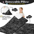 thumbnail image 3 of Spider Web Halloween Pattern Toddler Nap Mats for Kids Preschool,50"x20" Sleeping Mat Bag or Kids,Toddler Sleeping Bag,Toddler Nap Mat or Daycare, 3 of 6