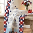 thumbnail image 6 of Ouuluon Table Runner 4th of July Decorations Patriotic Table Cover, Linen Table Decorative for Family Holiday Gathering Home Ornament, 6 of 8