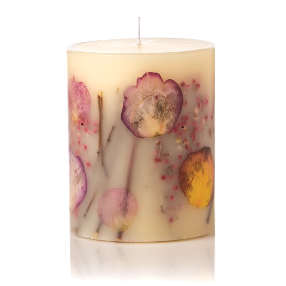 Rosy Rings Fruity Apricot & Rose Botanical Candle 6.5"