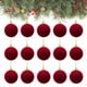 thumbnail image 2 of Adornos de Velvet Christmas Balls en pack de 12 | Bolas decorativas colgantes de plástico flojo de 2,4" marrón para árbol de Navidad | Decoración navideña elegante, fácil de colgar, duradera y con, 2 of 2