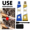 thumbnail image 3 of de reparación de metales, pegamento de soldadura 2 botellas para soldar, unir y reparar hierro, acero y otros metales, secado , Gloria Pegamento para soldadura en frío, 3 of 9