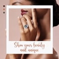 thumbnail image 4 of (6 US size) 3 carat super sparkling diamond ring-925 silver, 4 of 8