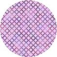 thumbnail image 1 of Ahgly Company Tapis Rond Lavable en Machine Intérieur Transitionnel Violet Orchidée Moyen, 7 Pieds Rond, 1 of 7