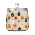 thumbnail image 7 of Yayeee Ashtray with Lid for Cigarette Smokeless Stainless Steel Home Ash Holder, Beige Halloween Pumpkin, 7 of 7