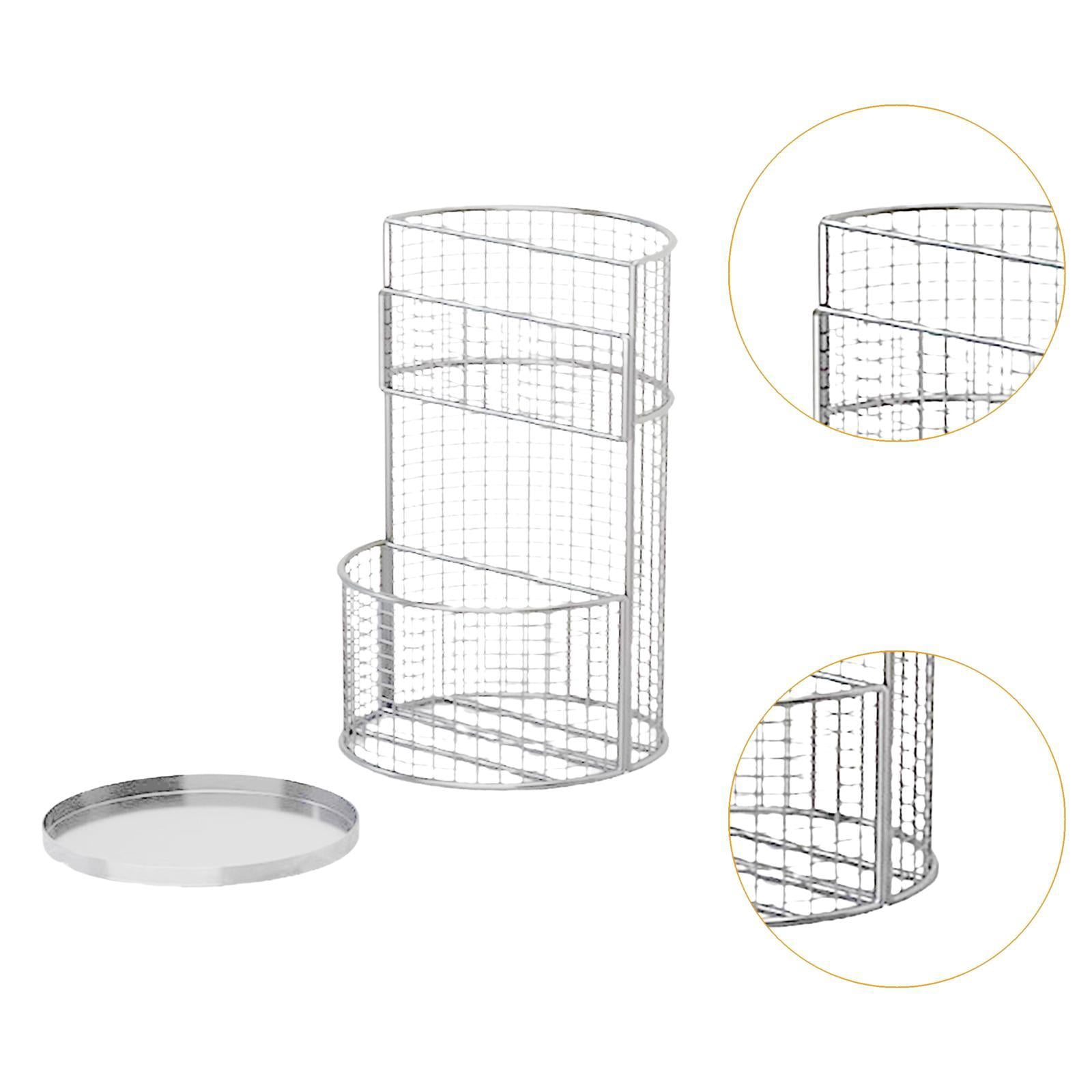 oshhni Home Umbrella Stand Umbrella Holder for Entryway for Office Indoor Household White