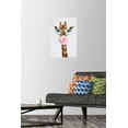 thumbnail image 2 of Reinders - Funky Giraffe Wall Poster with Push Pins, 14.725" x 22.375", 2 of 4