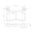 thumbnail image 4 of Brembo P50113N NAO BRAKE PADS Fits select: 2008-2013 MERCEDES-BENZ C 63 AMG, 2009 MERCEDES-BENZ SL 63 AMG, 4 of 4