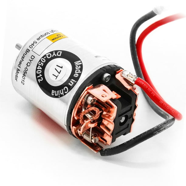Motor de Escalada 540 Motor impermeable de acero inoxidable Cepillado 40t Coche Castor de Al Motor Grande Reemplación para axial SCX10 AXI03007 90046 Redcat Gen8 Tamiya Tt02