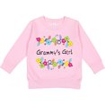 thumbnail image 2 of Inktastic Grammys Girl Bright Flowers Toddler Sweatshirt, 2 of 4